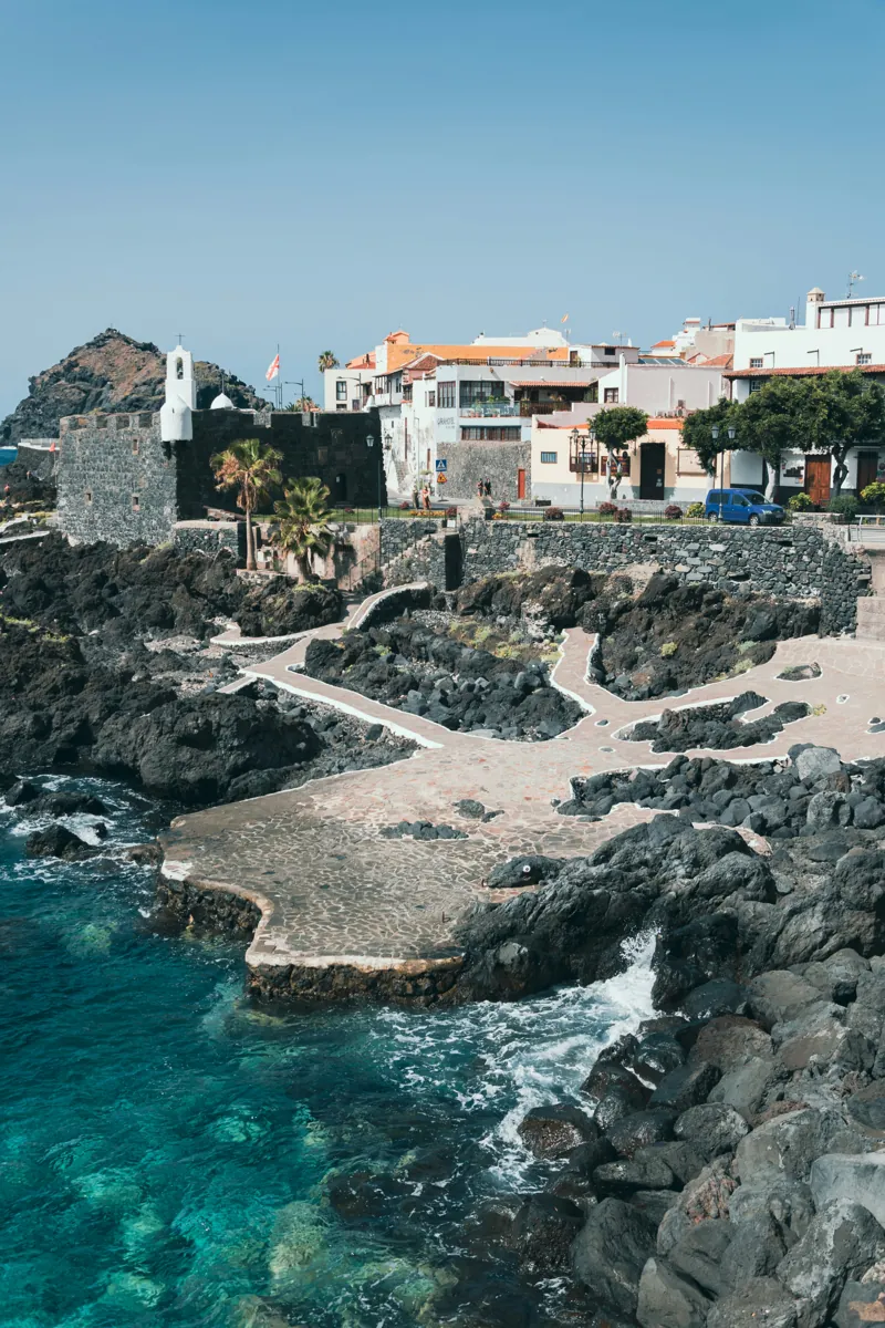 Costa y piscinas naturales de Garachico