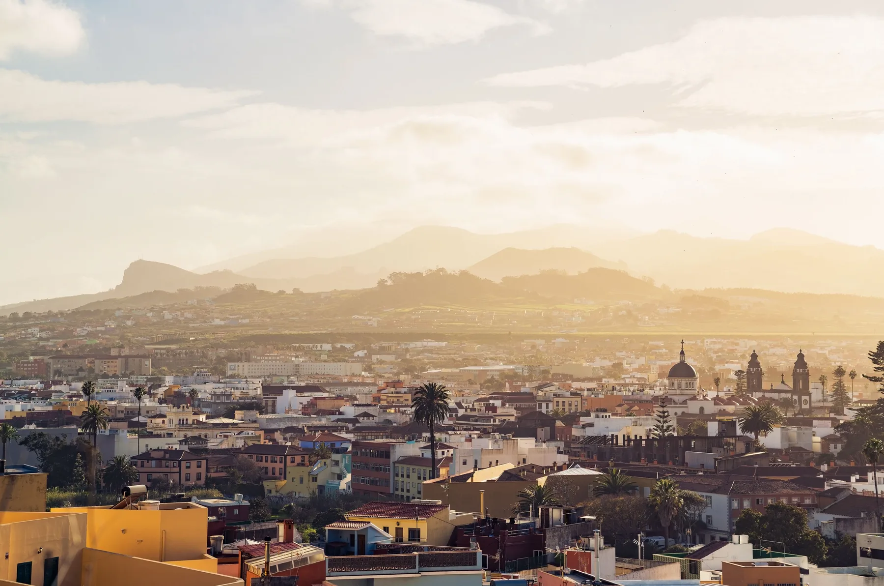 Vista panorámica del casco histórico de La Laguna
