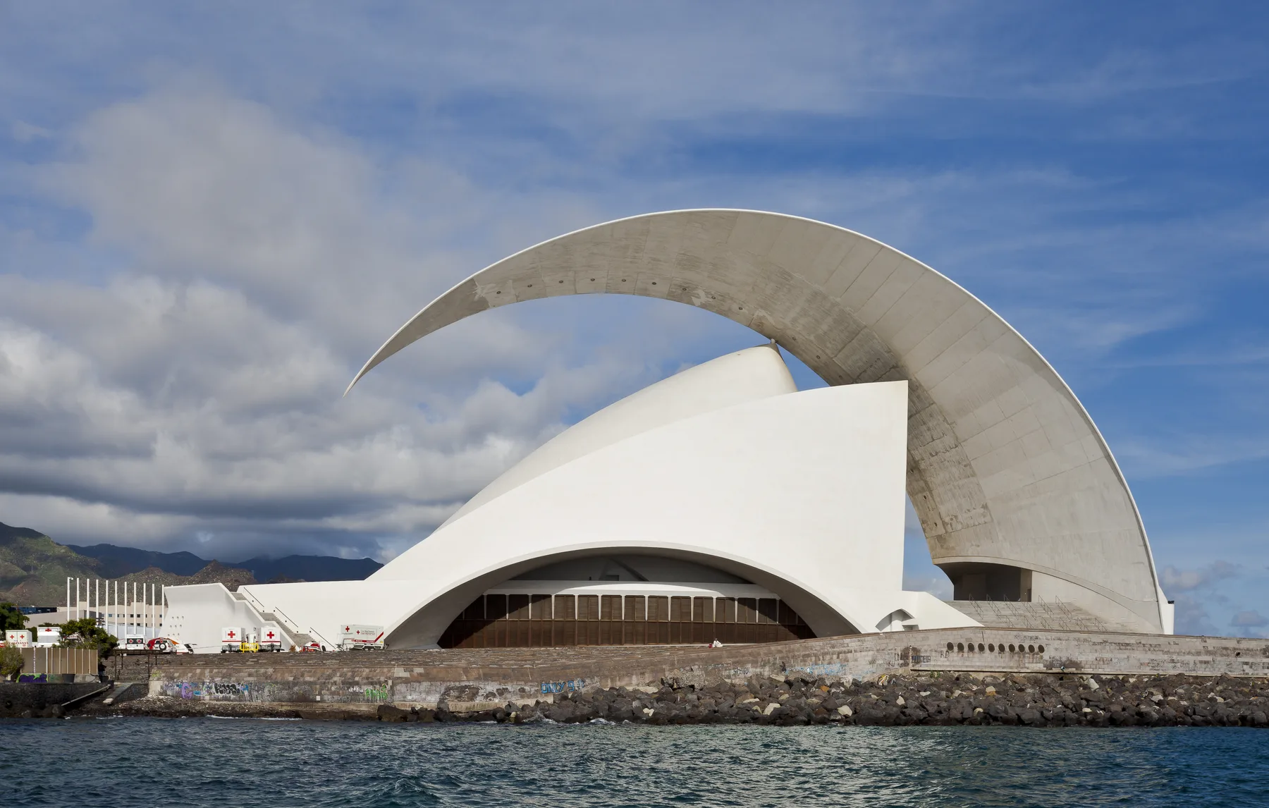 Auditorio de Tenerife, obra de Santiago Calatrava, en Santa Cruz de Tenerife