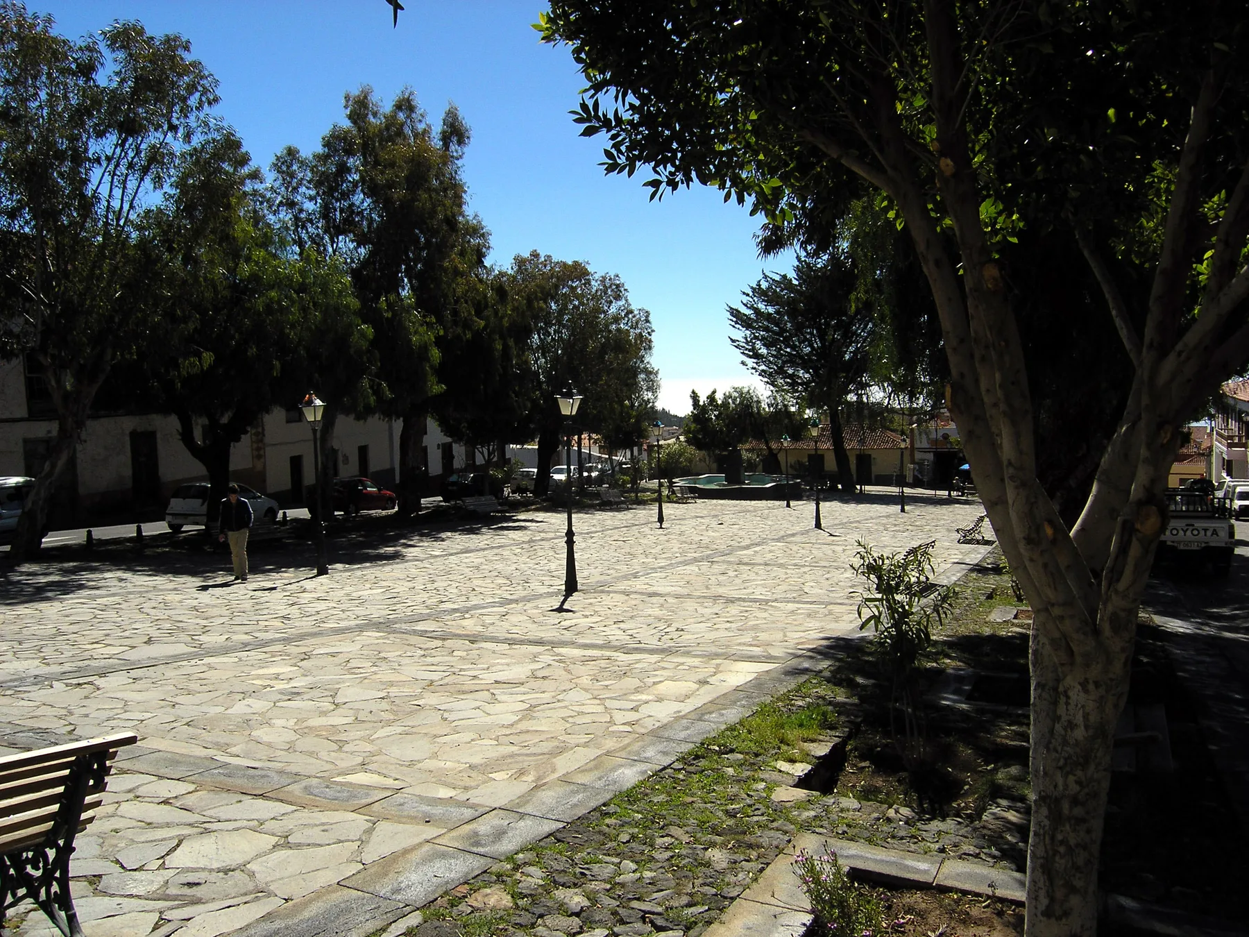 Plaza del pueblo de Vilaflor