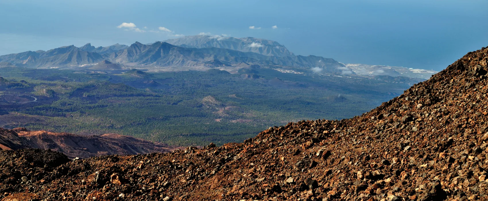 Ladera volcánica de Pico Viejo, junto al Teide